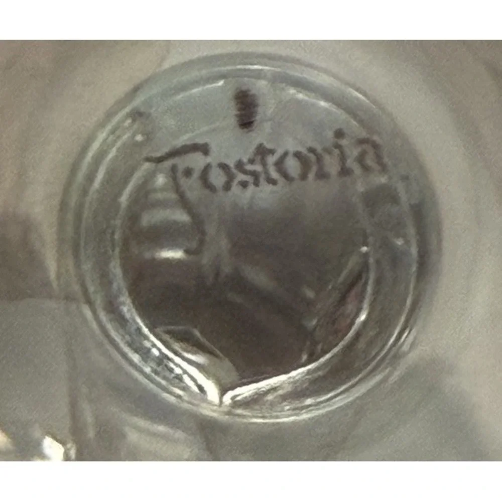 Golden Lace by Fostoria‎ Iced Tea Glasses Set of 8 Vintage Water Etched w/h Gold
